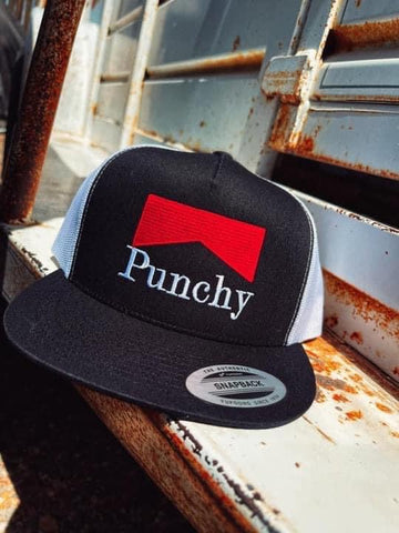 Punchy Black & White Cap