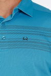 Cinch Arenaflex Men's Polo Shirt-Turquoise