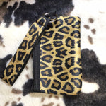 Leopard Print ID Wristlet