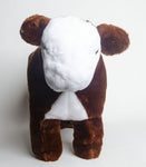 Large Plush Hereford Steer