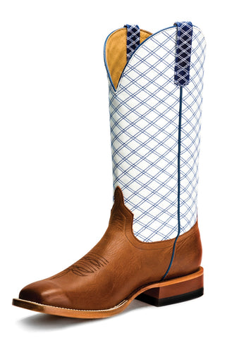 Horse Power Men's Sugared Brass White Glove Topped Boot