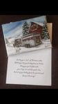 CJ Brown Christmas Card “Candy Cane Stock Farm”