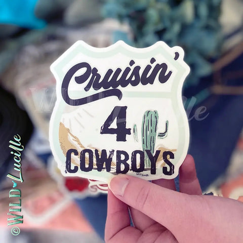 Cruisin' For Cowboys-Western Decal/Sticker