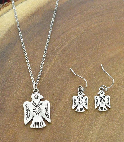 Thunderbird Necklace & Earring Set