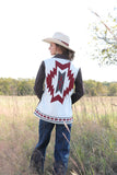Cruel Aztec Women's Corduroy Shirt Jacket-Brown