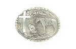 Crumrine Praying Cowboy Buckle