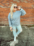 God is Greater Women’s Embroidered Sweatshirt