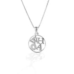 Kelly Herd Whoa Pendant - Sterling Silver Necklace