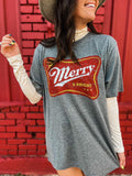 Merry & Bright Logo Tee