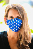 Serape or Blue with Stars Face Mask