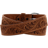 Justin Men’s Western Scroll Tooled Belt