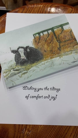 Comfort and Joy Christmas Card by CJ Brown
