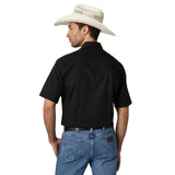 Wrangler Men's Sport Shirt-Black