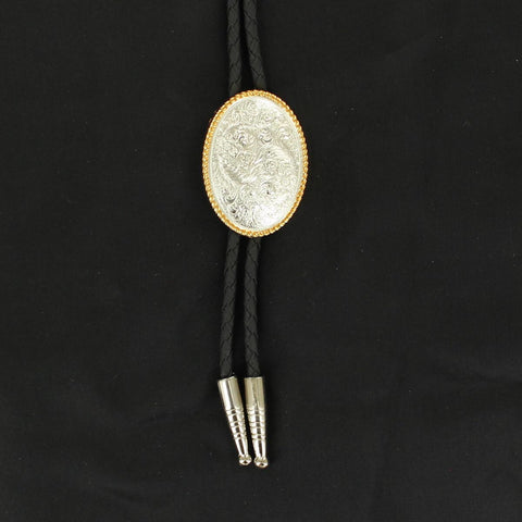 Silver Engraved Bolo