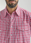 Wrangler Men's Red Plaid Shirt