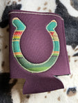 Horseshoe Appliqué Koozies