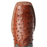 Ariat Men’s Gallup Brandy Full Quill Ostrich Boots