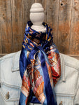 Blue Multi-Floral Wild Rag