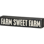 Farm Sweet Farm Wood Sign