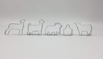 Mini Livestock Cookie Cutters, Set of 5