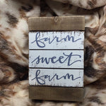 Farm Sweet Farm Pallet Sign