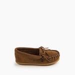 Minnetonka Children’s Kilty Hardsole Dusty Brown