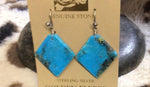 Diamond Turqoise Earrings