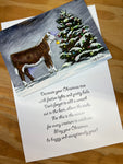 CJ Brown Christmas Card “Decorate the Tree”