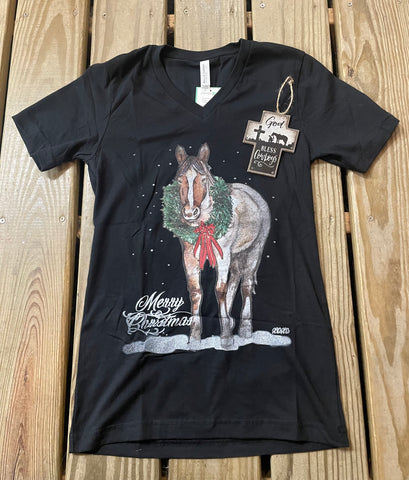 Christmas Horse Tee