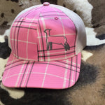Pink Plaid Lamb Cap