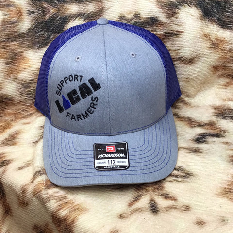 Support Local Farmers Blue Cap