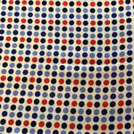 Blue & Red Polka Dot Wild Rag