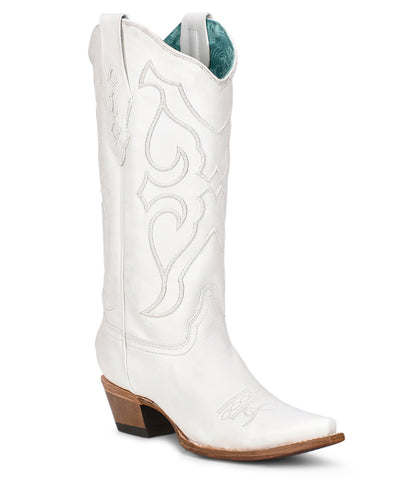 Corral Women’s White Embroidered Boot