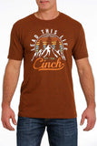 Cinch Lead This Life Tee - Heather Orange