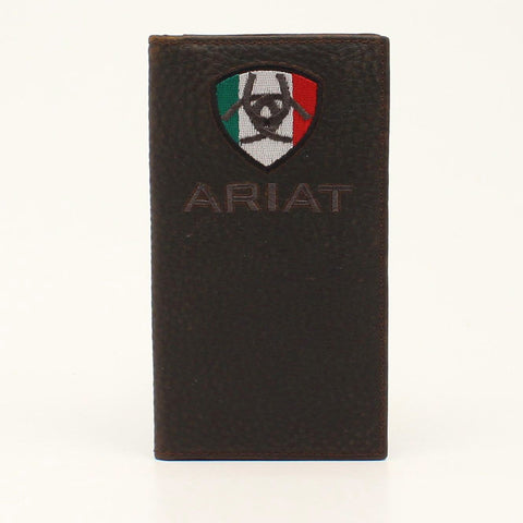 Ariat Mexican Flag Logo Rodeo Wallet