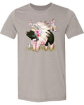 Indian Headdress Pig Tee