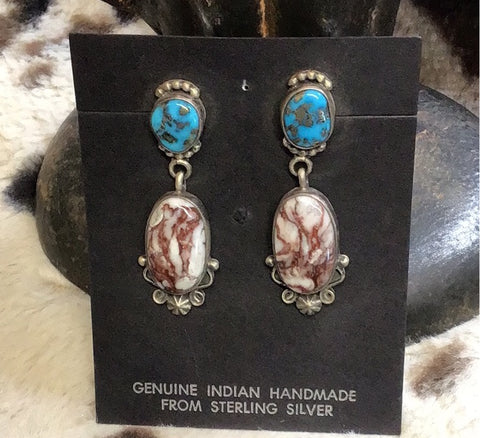 Magnesite & Turqoise Earrings