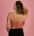 Luna Lace Bralette in Brick