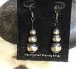 Navajo 3 Pearl Dangle Earrings