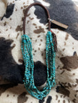 Genuine Turquoise 6 Strand Necklace