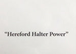 CJ Brown “Hereford Halter Power” Notecard