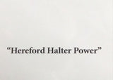 CJ Brown “Hereford Halter Power” Notecard