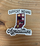 Support Indiana Agriculture Sticker Decal