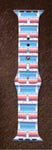Cream With Royal Heifer Apple Silicone Western Watchband