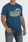 Cinch Denim Tee- Heather Teal