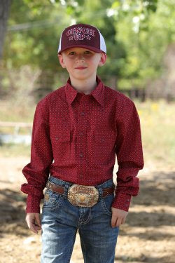 Cinch Boy’s Cinch Up Cap-Burgundy