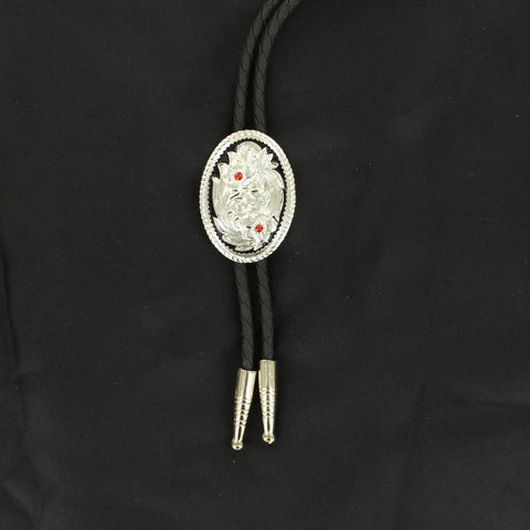 Double S Western Bolo Tie Floral