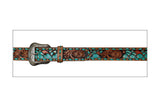 Roper Women’s Turquoise Cactus Belt