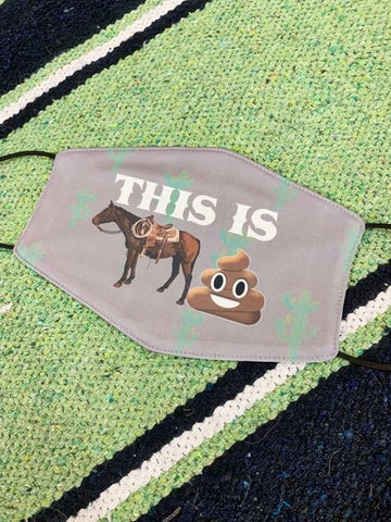 This is B.S. face covering/mask