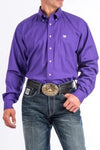 Cinch Men’s Solid Purple Shirt